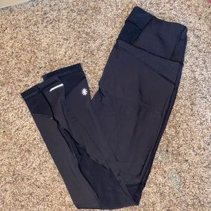 Athleta black mesh leggings